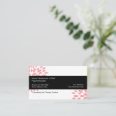 Psychotherapist Counseling Design Business Card (Standing Front)
