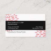 Psychotherapist Counseling Design Business Card (Front)