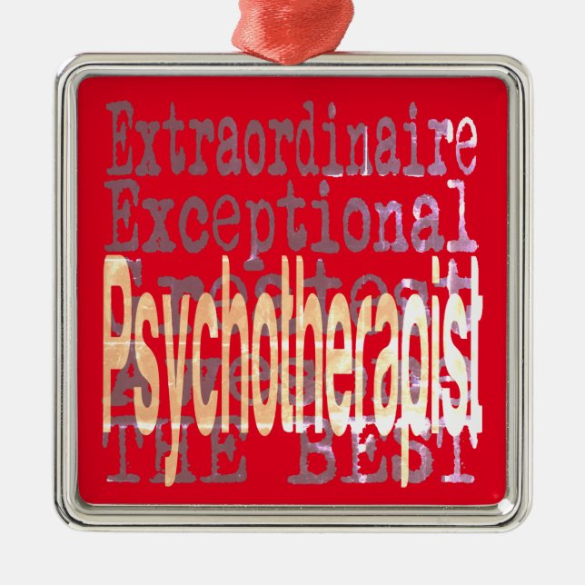 Psychotherapist Extraordinaire Metal Ornament (Front)