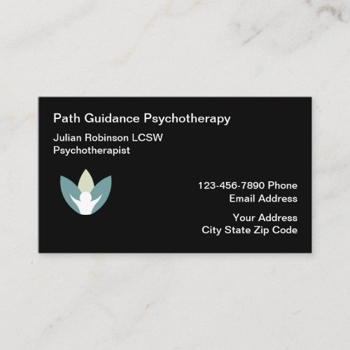 Psychotherapist Mental Health Counseling Business Card