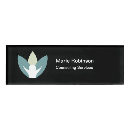 Psychotherapist Mental Health Counseling Theme Name Tag