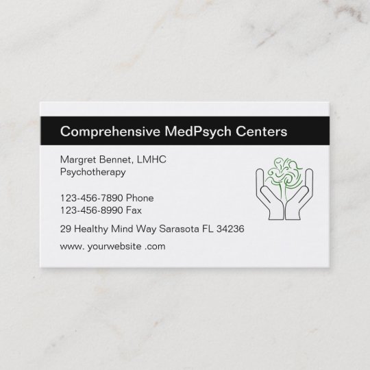 Psychotherapy Business Cards 6403