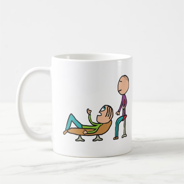 Psychotherapy Counselling and Therapy Coffee Mug (Left)