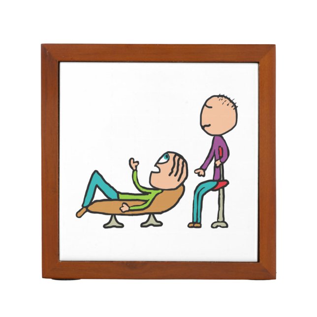 Psychotherapy Counselling and Therapy Desk Organizer (Front)
