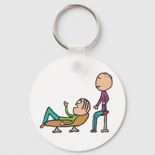 Psychotherapy Counselling and Therapy Keychain