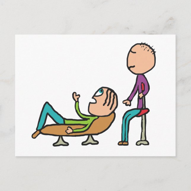 Psychotherapy Counselling and Therapy Postcard (Front)