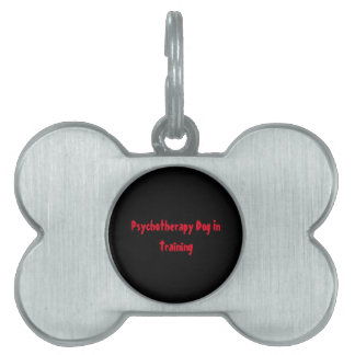 Psychotherapy Dog In Training Pet ID Tag