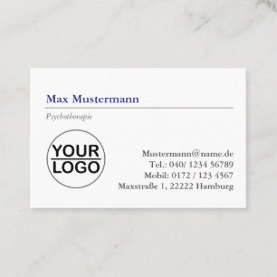 psychotherapy logo Business card