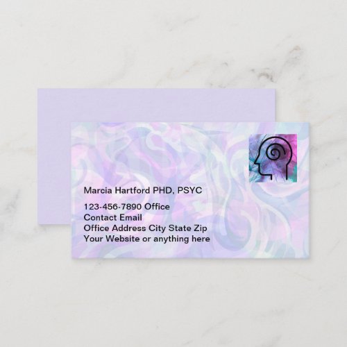 Psychotherapy Mental Health Business Cards