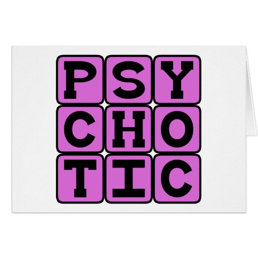 Psychotic, Dangerous Dude Cards (Front Horizontal)