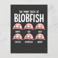 Anatomy of A Blobfish Funny Ugly Fish Meme | Postcard