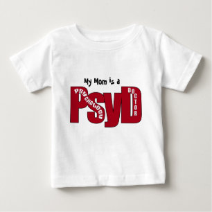 PsyD BIG RED DOCTOR OF PSYCHOLOGY BOLD Baby T-Shirt