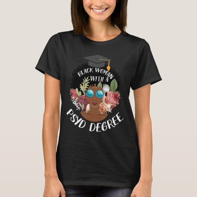 PsyD Doctor of Psychology Doctorate Graduation T-Shirt (Front)