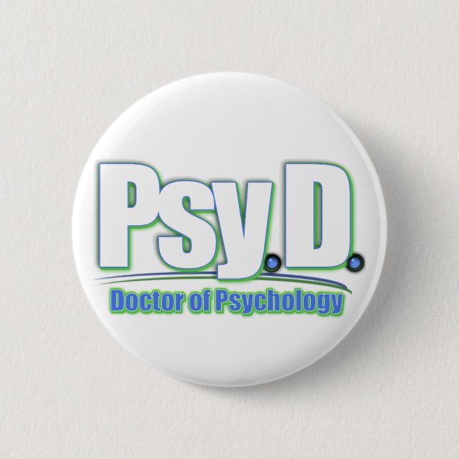 PsyD LOGO2 DOCTOR OF PSYCHOLOGY Button (Front)