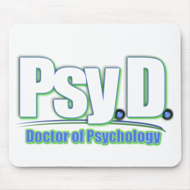 PsyD LOGO2 DOCTOR OF PSYCHOLOGY Mouse Pad (Front)