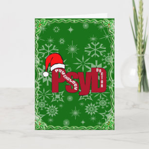 PsyD SANTA DOCTOR OF PSYCHOLOGY Holiday Card