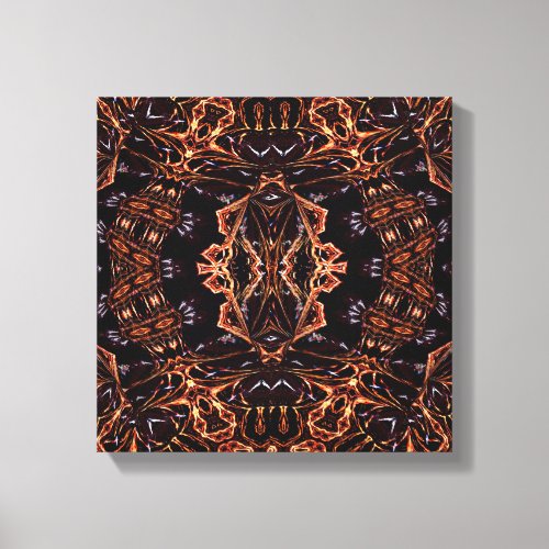 Psyhedelic Fractal Art Single Canvas Print