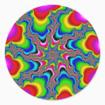 Psykedelica - Fractal Classic Round Sticker