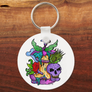Psyko-Daizie Poison Apple Keyring