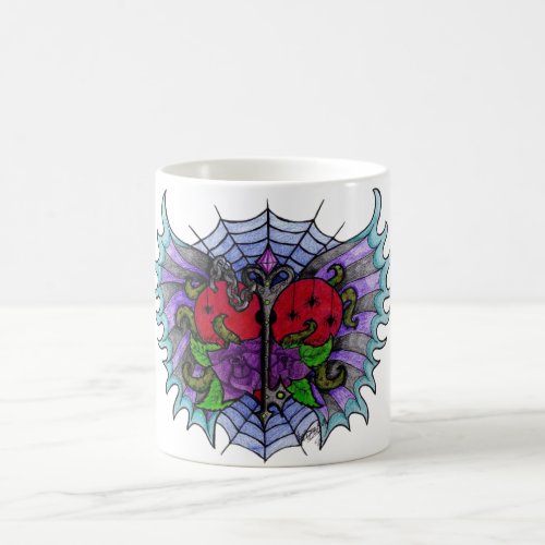 Psyko-Daizie Winged Heart Mug
