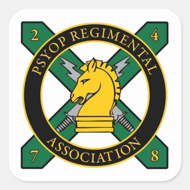 PSYOP Regimental Association Sticker (Front)