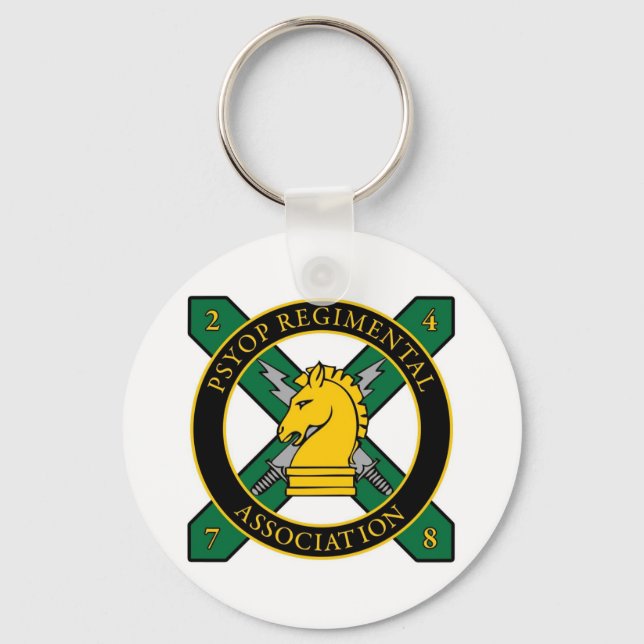 PSYOPRA Logo Products Keychain (Front)