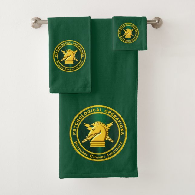 PSYOPS Psychological Operations  Bath Towel Set (Insitu)
