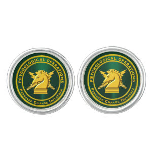 PSYOPS Psychological Operations Cufflinks