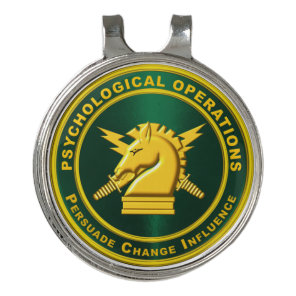 PSYOPS Psychological Operations  Golf Hat Clip