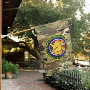 PSYOPS Psychological Operations House Flag