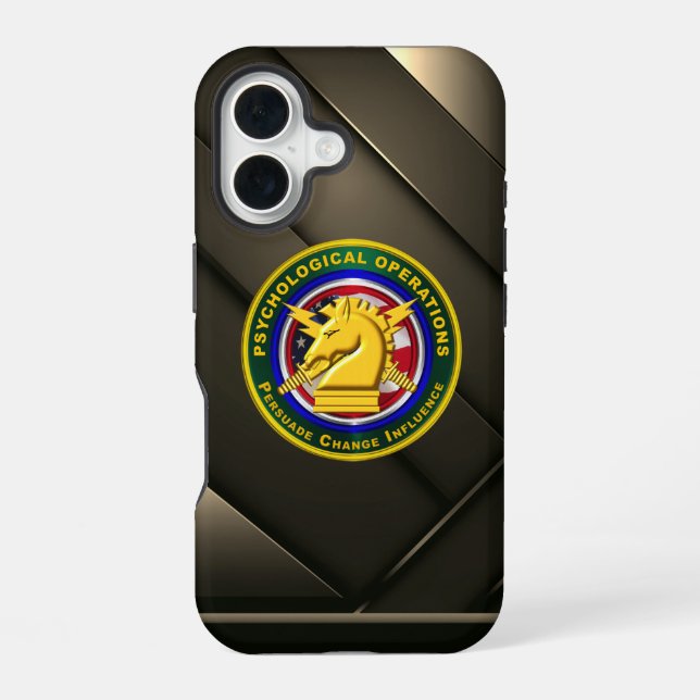 PSYOPS Psychological Operations  Iphone Case (Back)