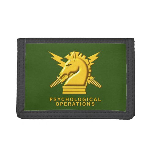 PSYOPS Psychological Operations  Trifold Wallet