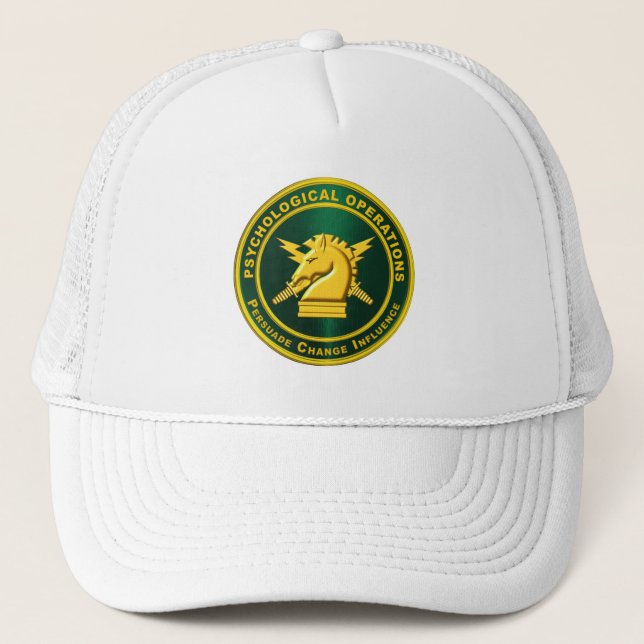 PSYOPS Psychological Operations  Trucker Hat (Front)