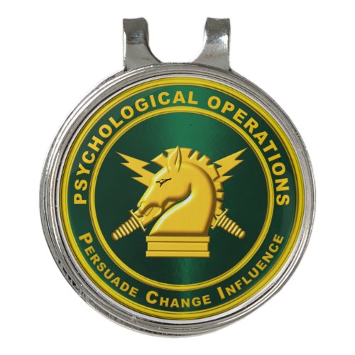 PSYOPS Psychological Operations Veteran Golf Hat Clip