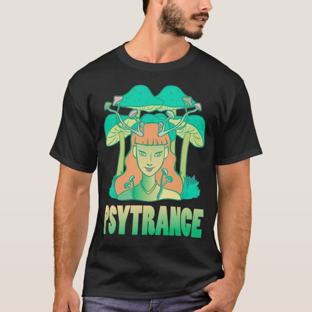 Psytrance Party Hippie Techno Goa Trance Festival  T-Shirt (Front)