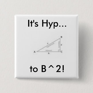 pt 1, It's Hyp...to B^2! Pinback Button