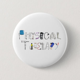 PT at Work Pinback Button