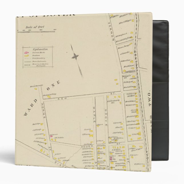 Pt of Dover Ward 1 3 Ring Binder (Front/Inside)