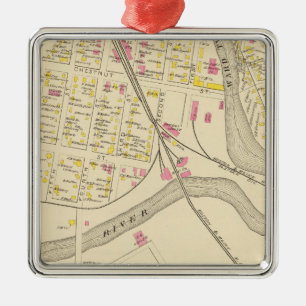 Pt of Dover Ward 2-3 Metal Ornament