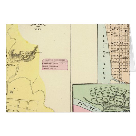 Pt Pleasant, West Virginia Cards (Front Horizontal)