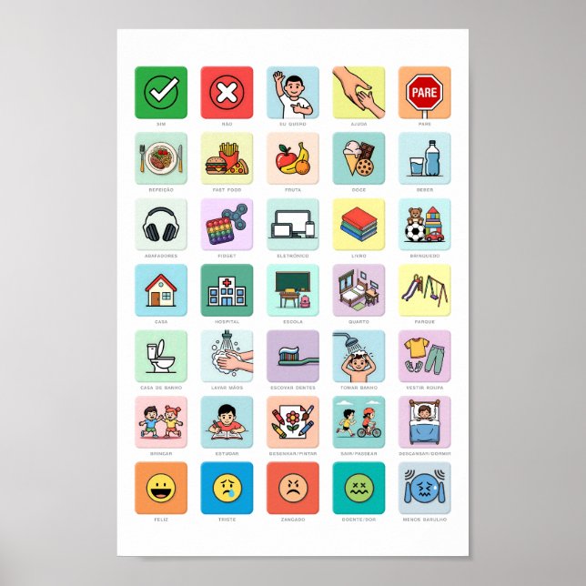 PT-PT Autism AAC Pointing Communication 04 Poster (Front)