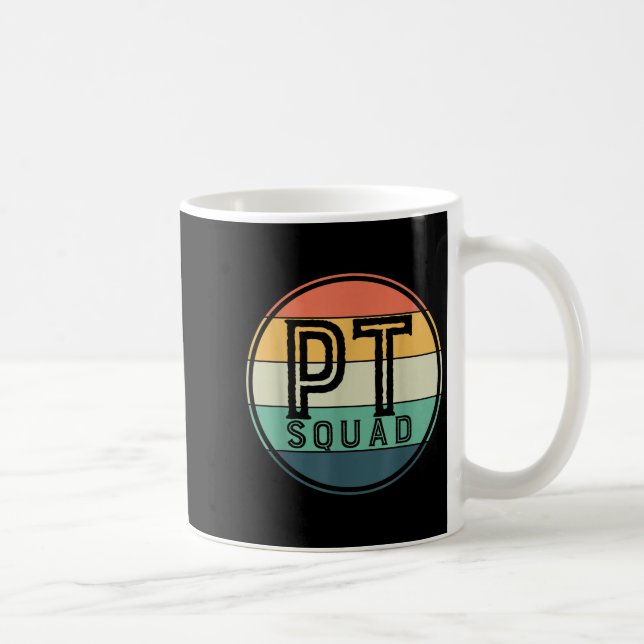 Pt Squad Retro Physical Therapy  Coffee Mug (Right)