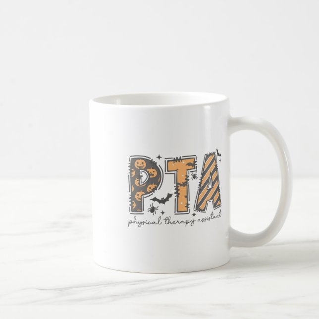 Pta Halloween Physical Therapy Istant Spooky Autum Coffee Mug (Right)