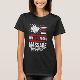 PTA PT Physical Therapist American Flag Physical T T-Shirt