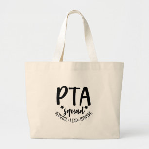 PTA Squad Tote Bag for Volunteer PTA Mom PTA Dad