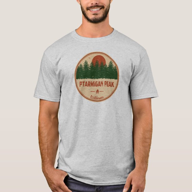 Ptarmigan Peak Wilderness Colorado T-Shirt (Front)