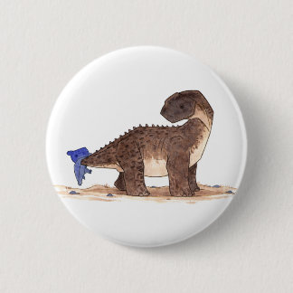 Pteranodon and Camarasaurus Pinback Button