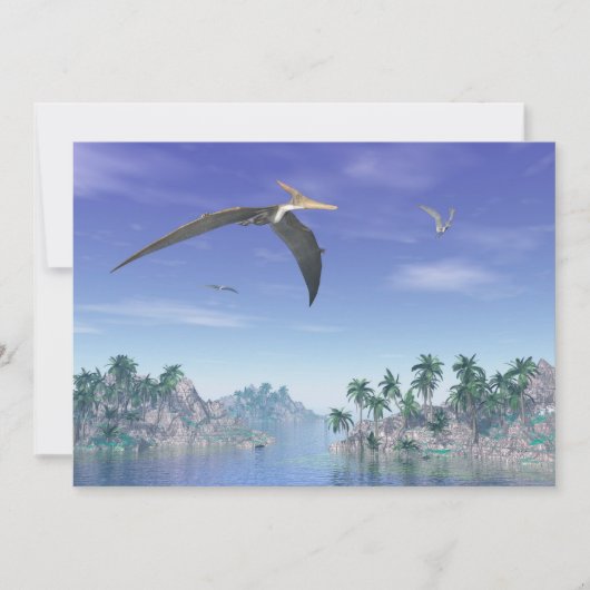 Pteranodon birds  - 3D render (Front)