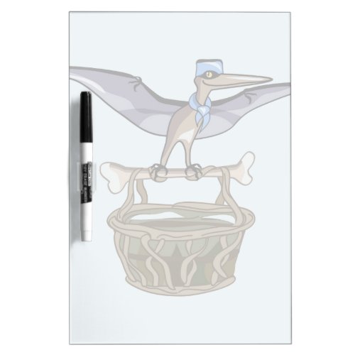 Pteranodon Carrying A Basket Dry Erase Board
