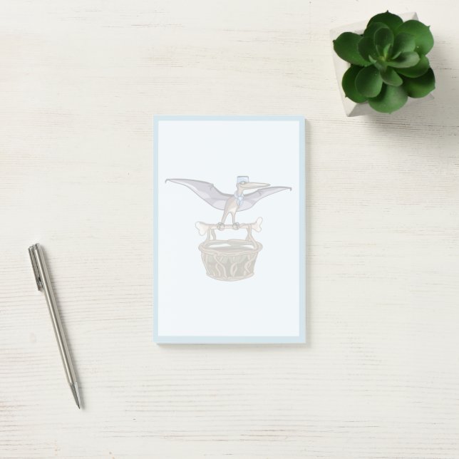 Pteranodon Carrying A Basket Post-it Notes (Office)